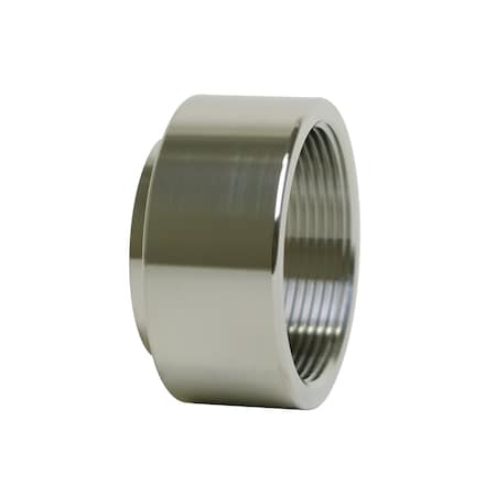 Wayland 1/2in BUTT-WELD X FEMALE NPT ADAPTER - MACHINE FINISH -316L W622WB-.50